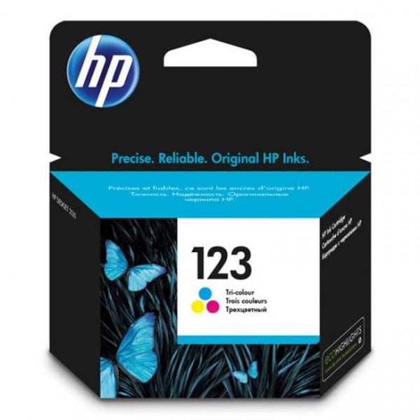 HP 123 Tri Color Original Ink Cartridge