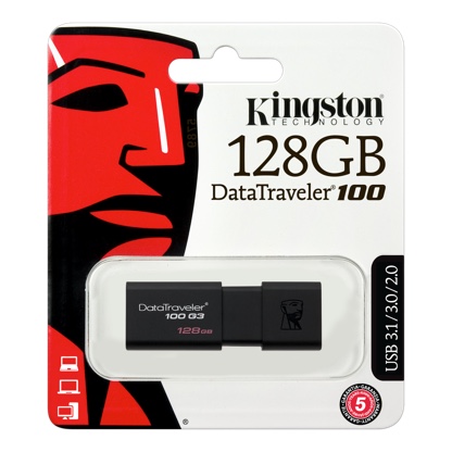 Kingston DataTraveler 128GB USB 3.1 Pen Drive