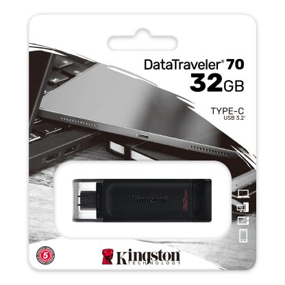Kingston DataTraveler 70 USB-C 3.2 Pen Drive 32GB