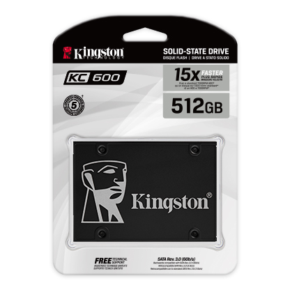Kingston KC600 SATA SSD 2.5″ 512GB
