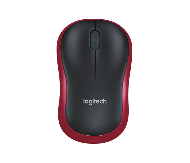Logitech Wireless Mouse M185 (Red)