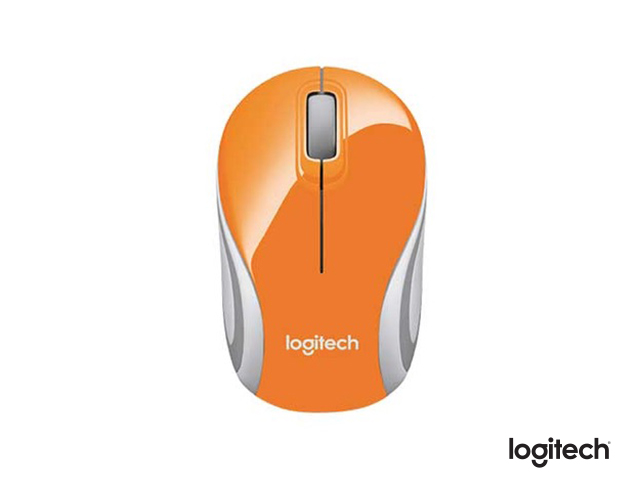 Logitech Wireless Mini Mouse M187 (Orange)
