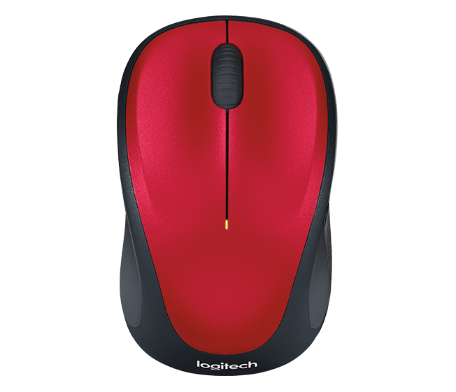 Logotech Wireless Mouse M235 (Red)