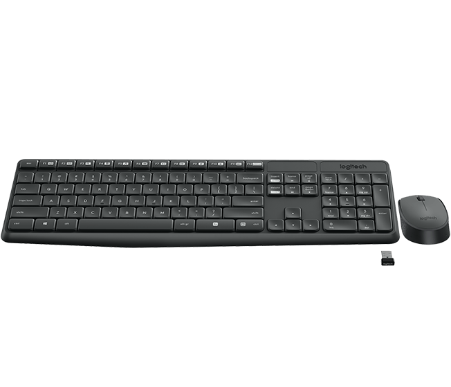 Wireless Keyboard and Mouse Combo MK235